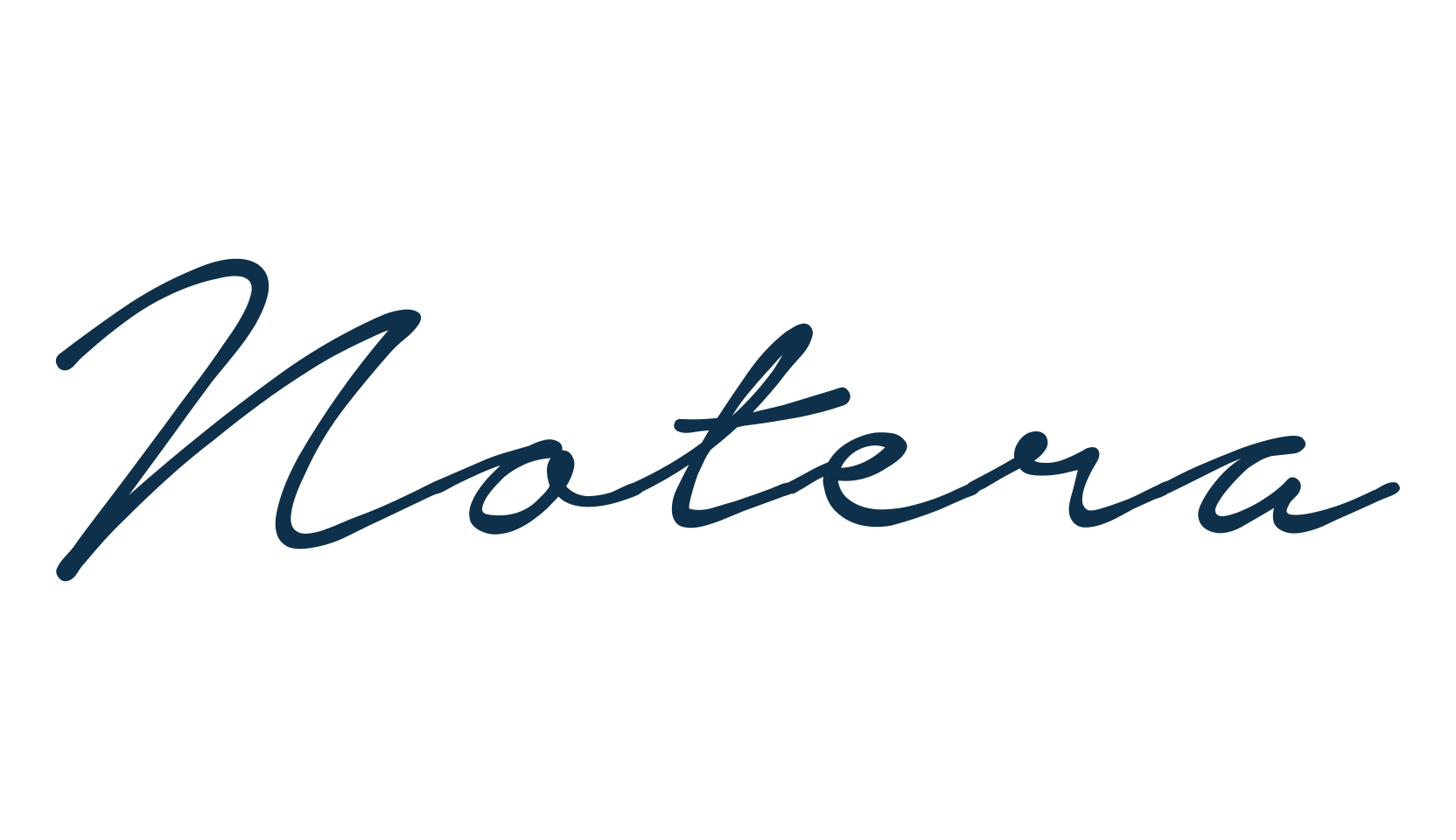 Notera, handwriting font preview