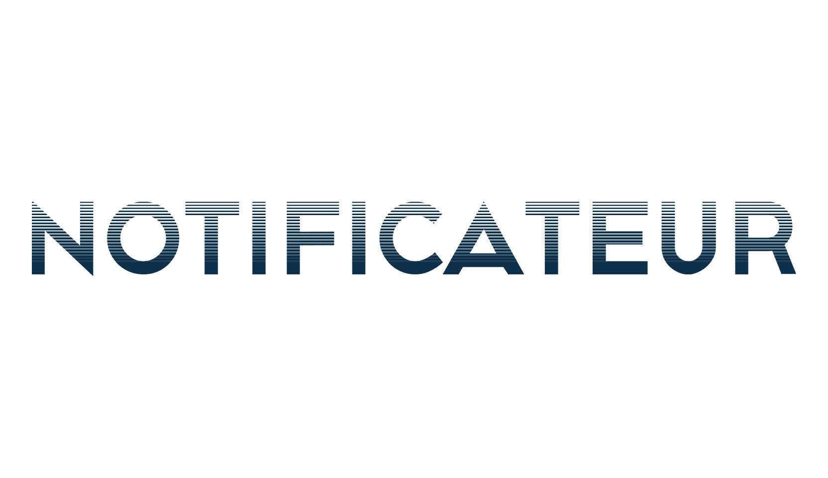 Notificateur, various font preview