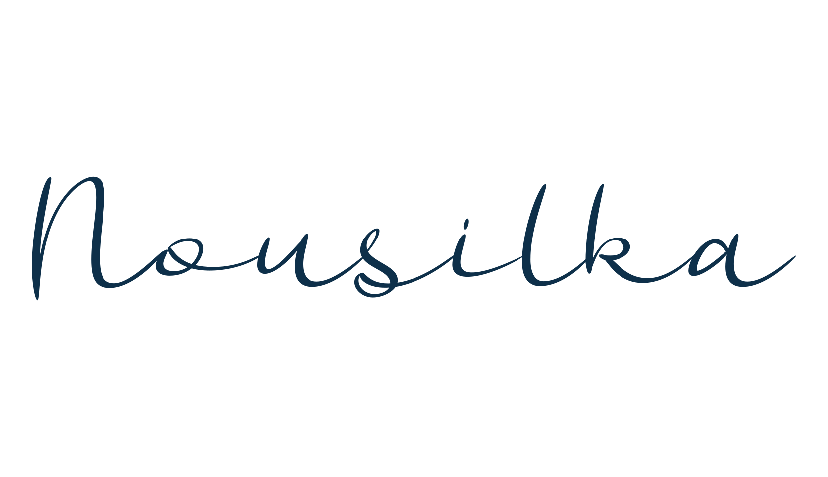 Nousilka, script handwritten fancy decorative calligraphy font preview