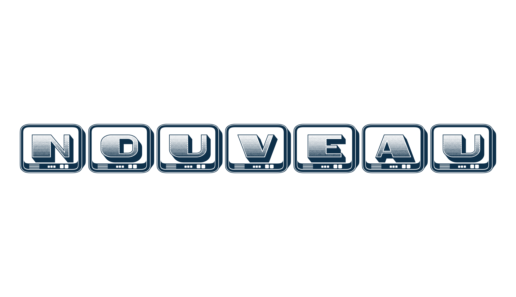 Nouveau (nouveau-2), fancy initials decorative font preview