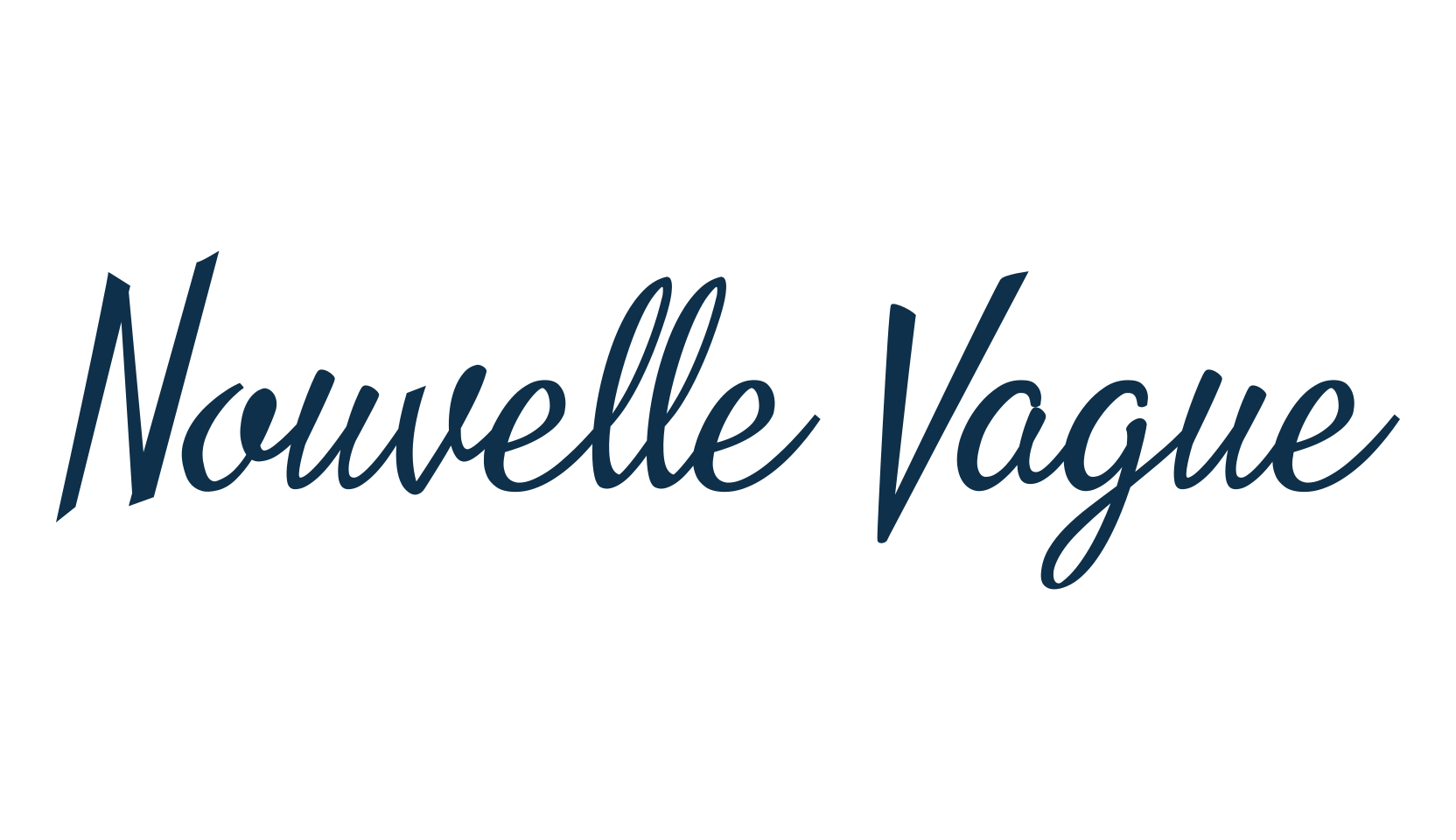 Nouvelle Vague (nouvelle-vague-2), script brush fancy decorative calligraphy font preview