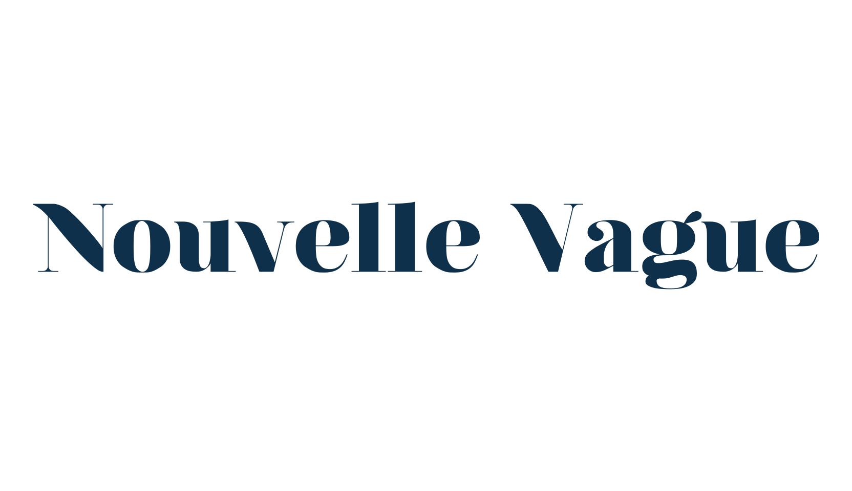Nouvelle Vague, basic serif font preview