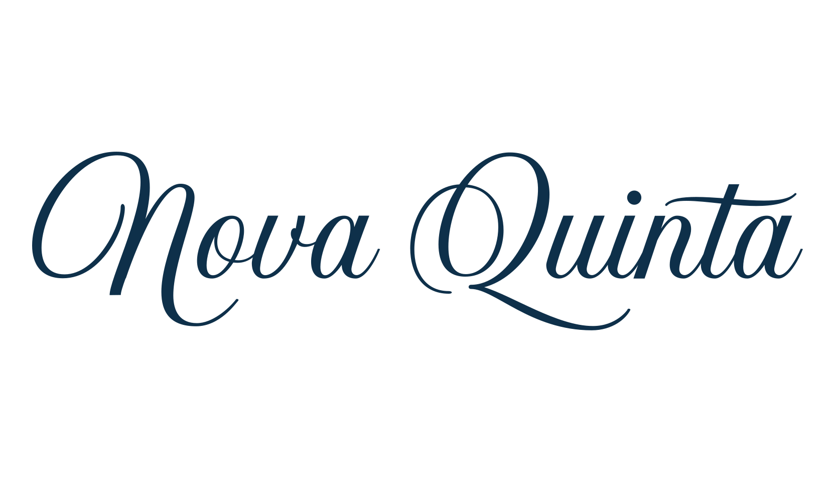 Nova Quinta, script calligraphy fancy decorative font preview