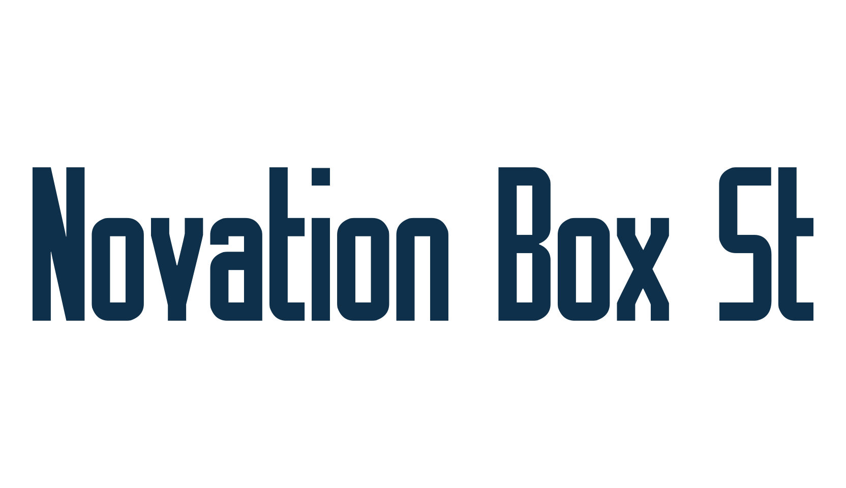 Novation Box St, sans serif font preview