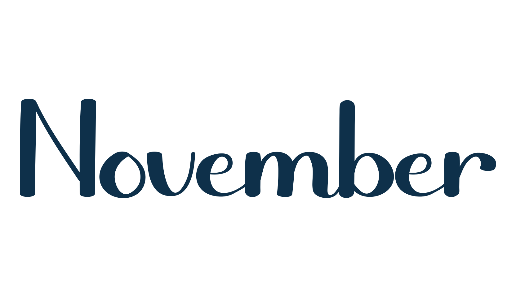 November (november-2), display market font preview
