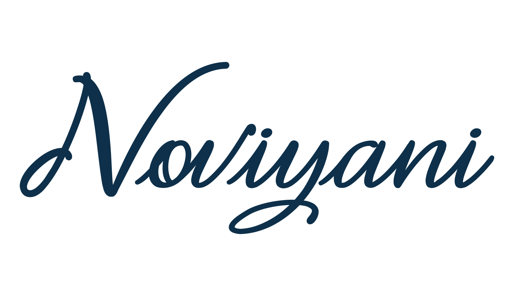Noviyani, calligraphy font preview