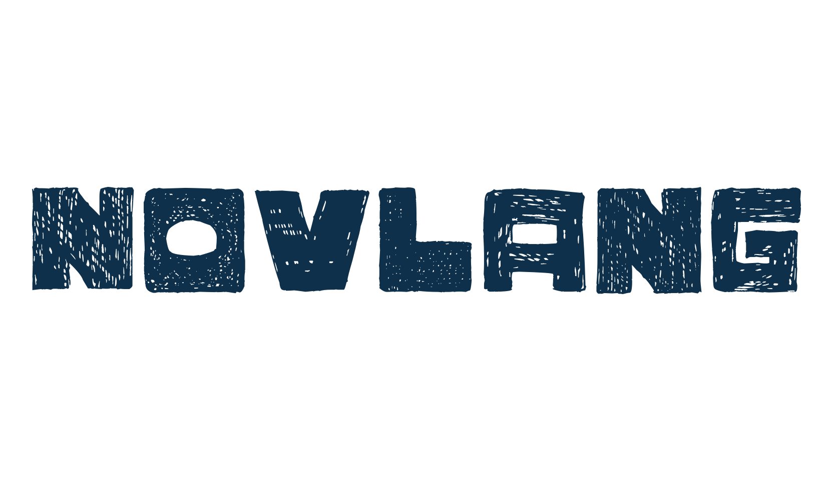 Novlang, fancy eroded decorative font preview