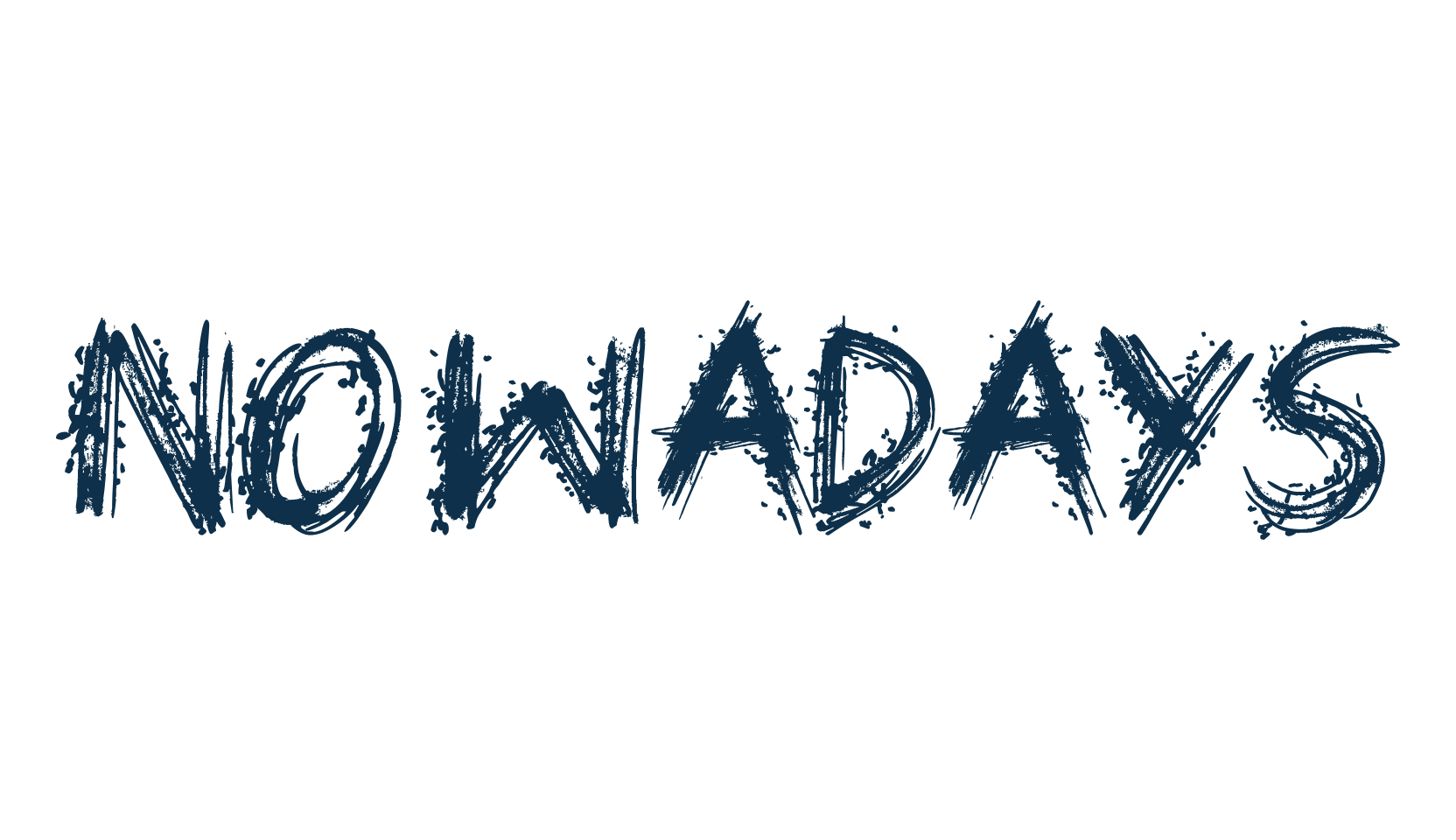 Nowadays (nowadays2), script trash fancy decorative calligraphy font preview