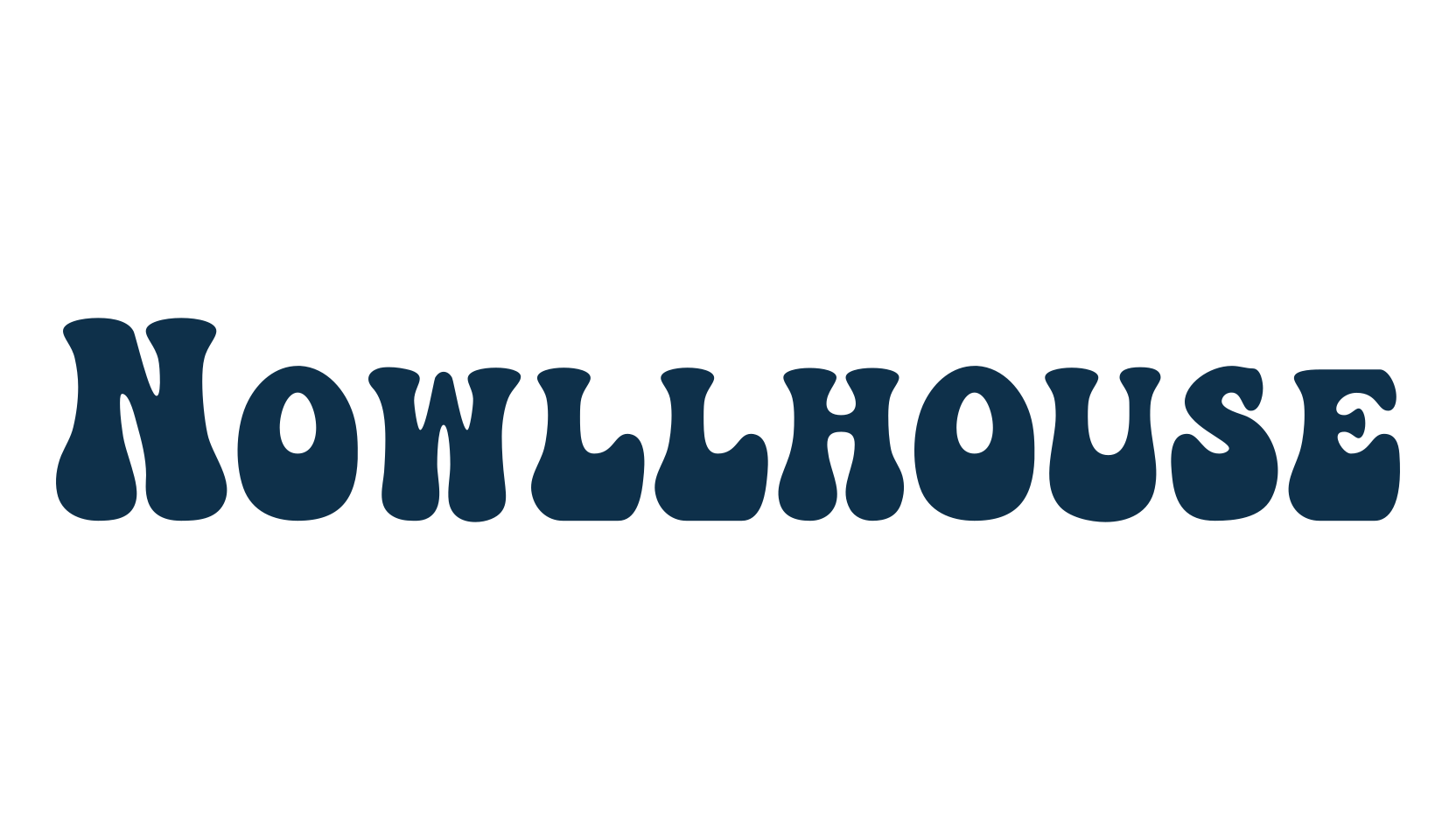 Nowllhouse, fancy groovy decorative font preview