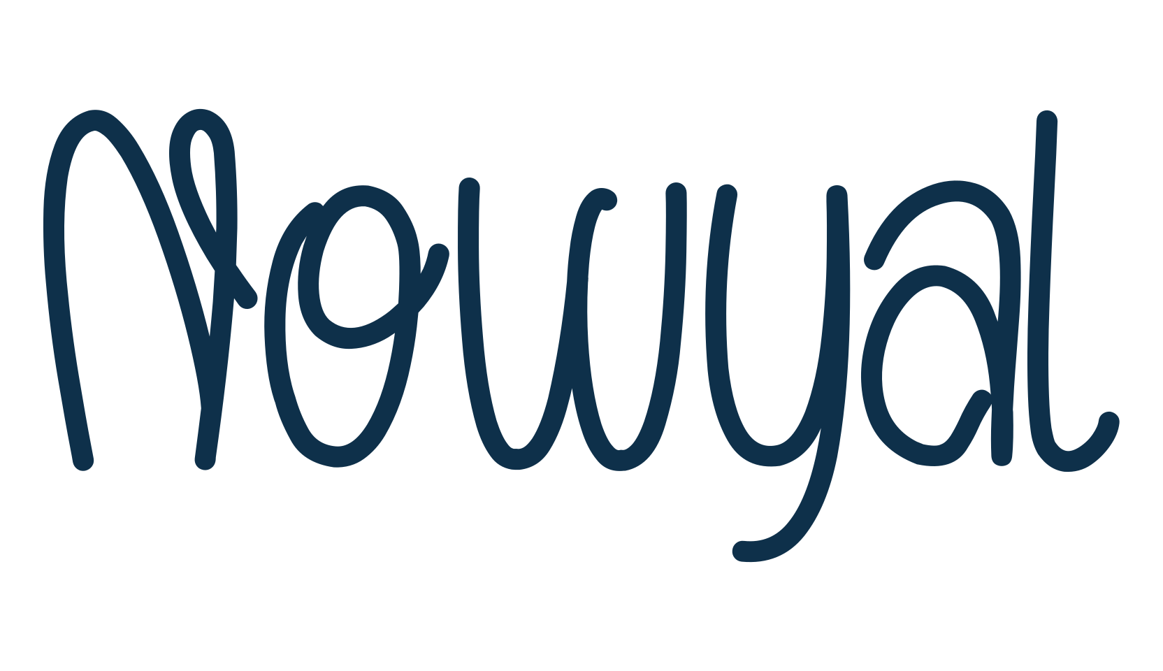 Nowyal, school font preview