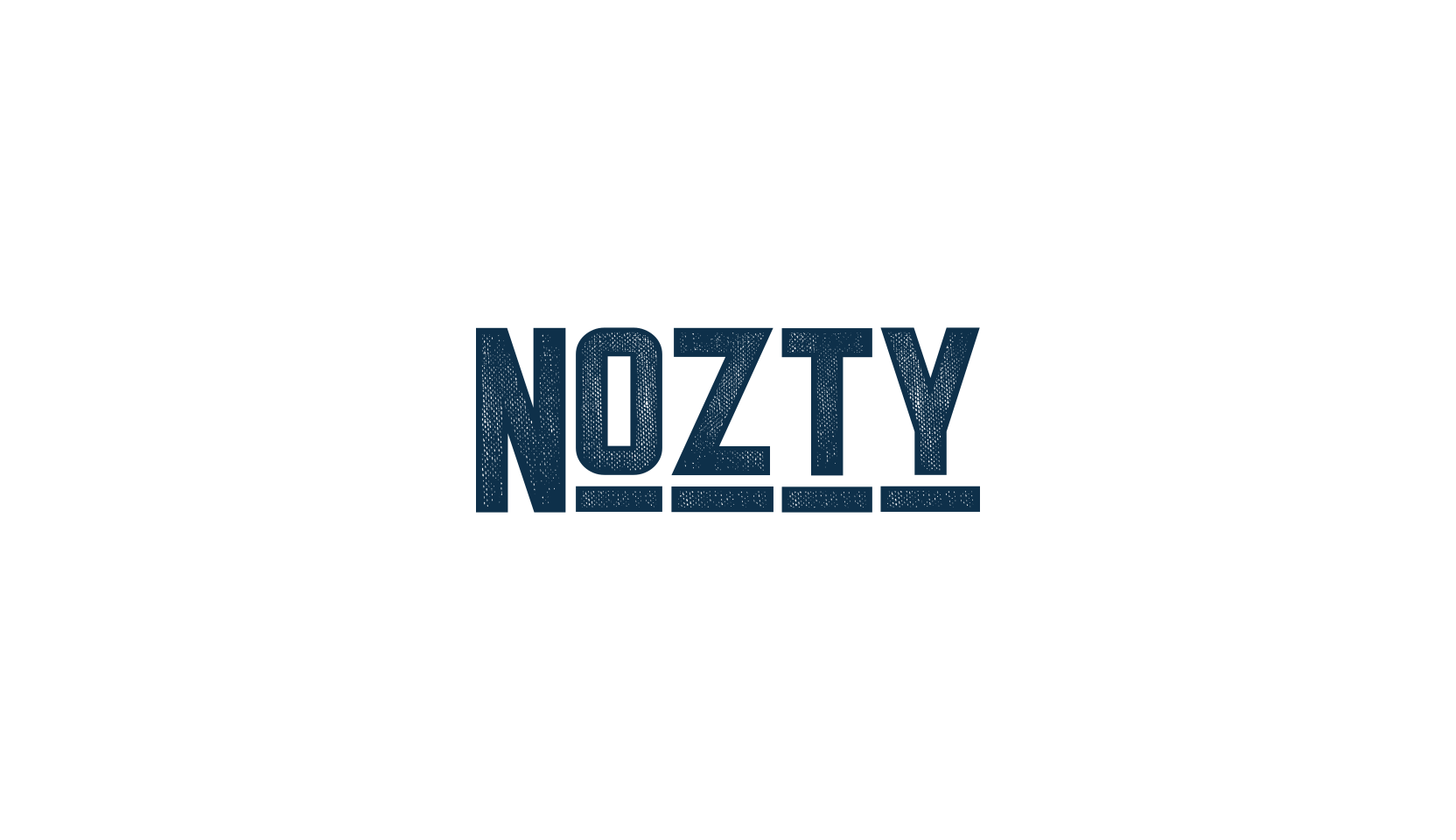 Nozty, sans serif font preview