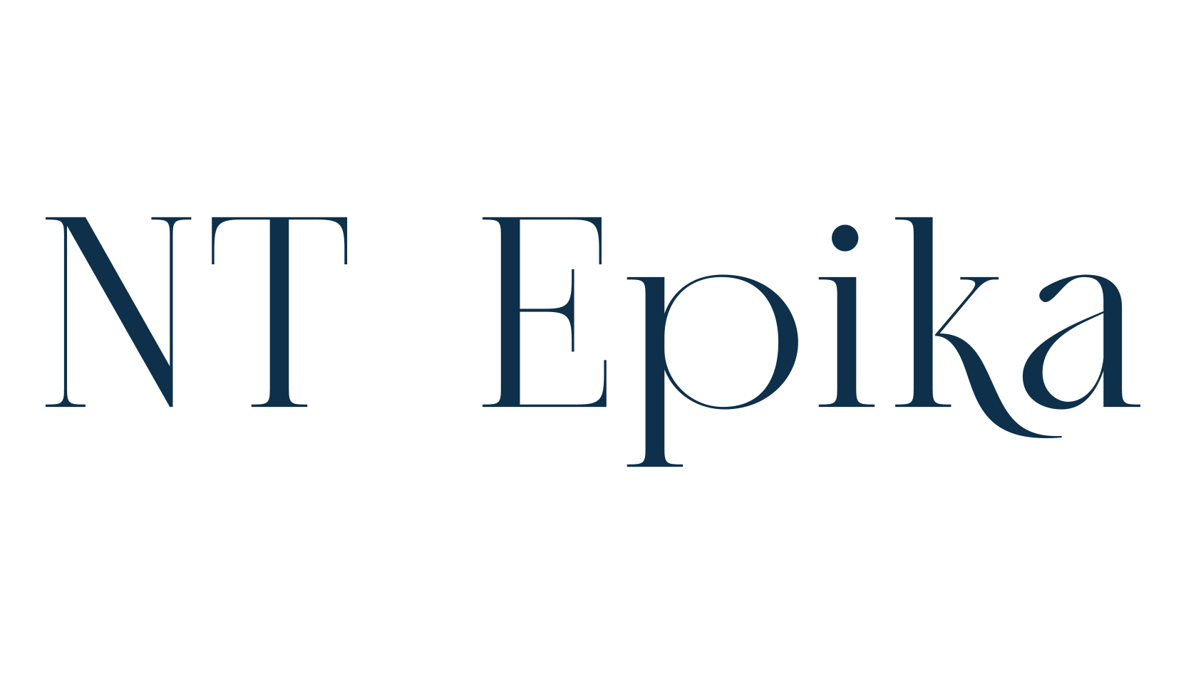 NT Epika, basic serif font preview