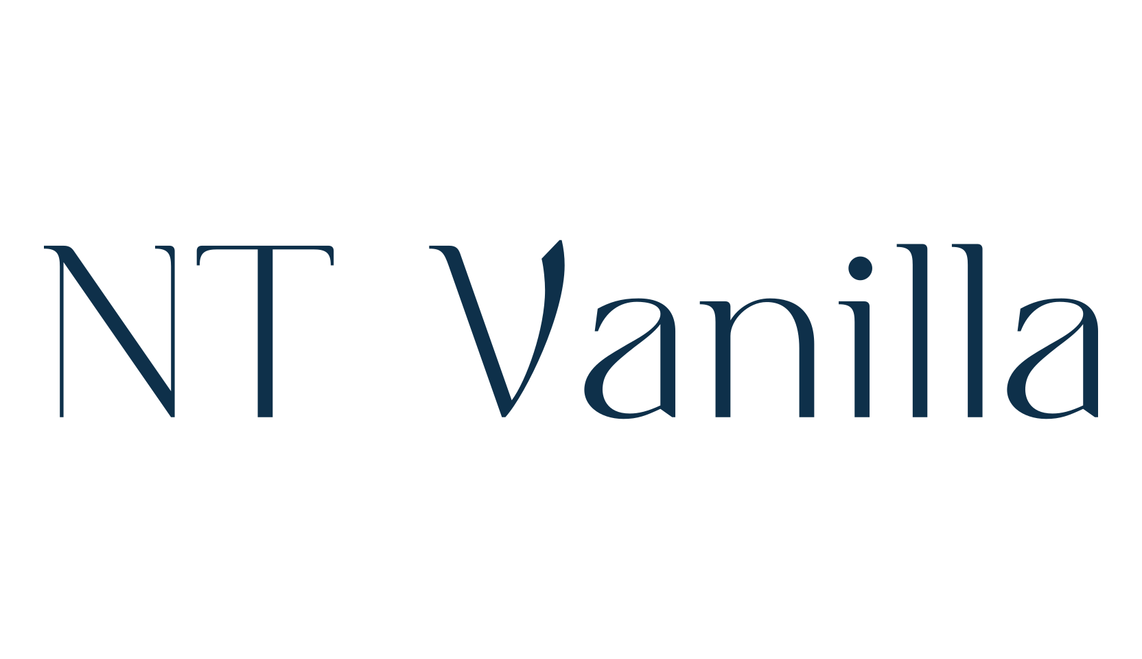 NT Vanilla, basic serif font preview