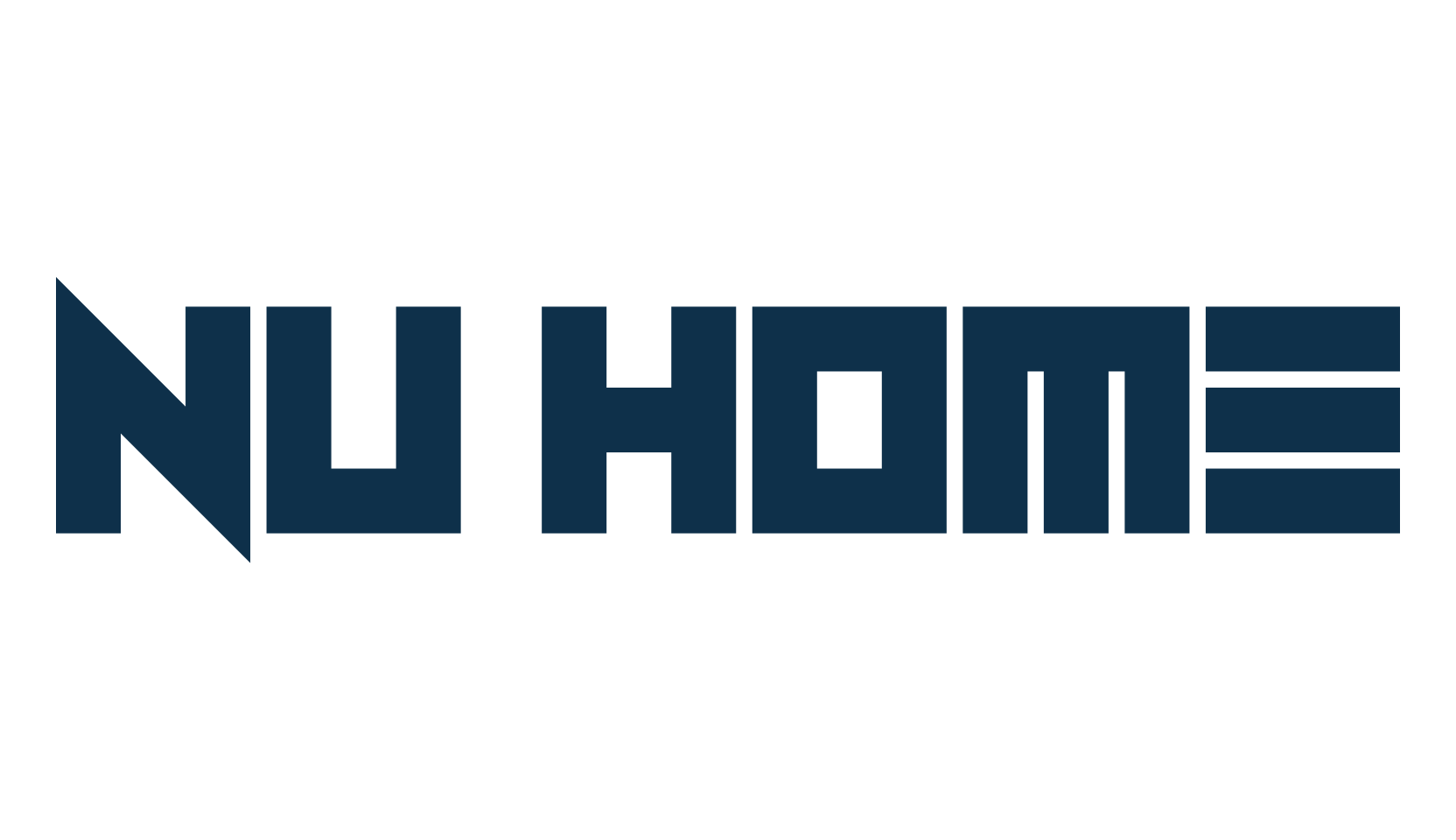 Nu Home, techno square sci-fi font preview