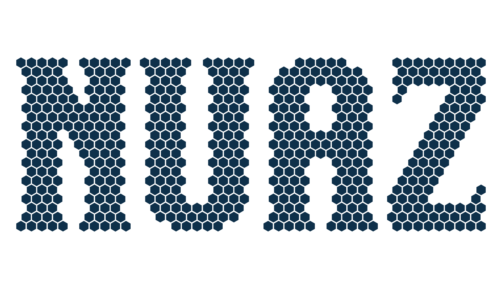 Nuaz, decorative font preview