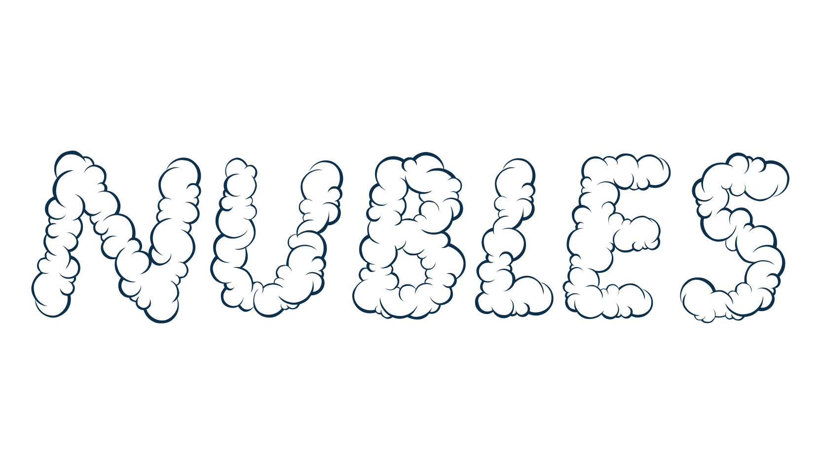 Nubles, decorative font preview