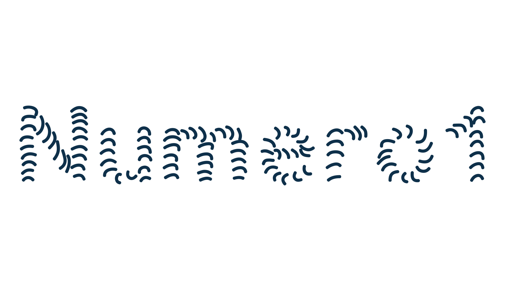Numero1, fancy decorative font preview