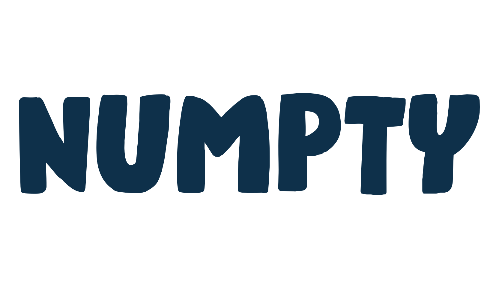 Numpty, fancy cartoon decorative font preview