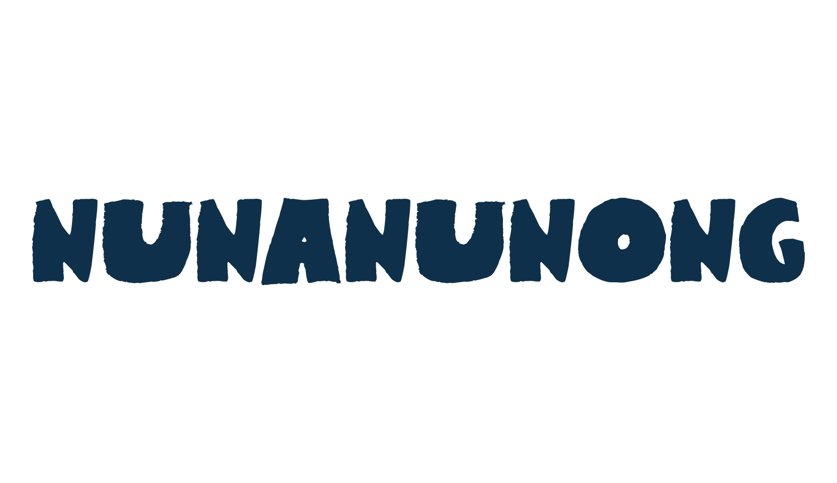 Nunanunong, cartoon font preview