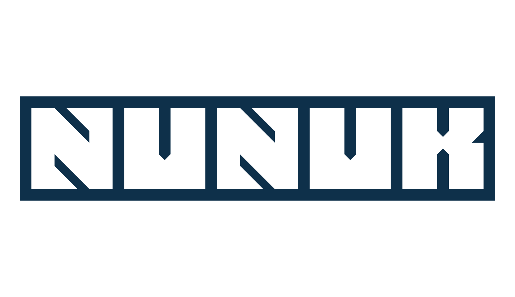 Nunuk, techno square sci-fi font preview