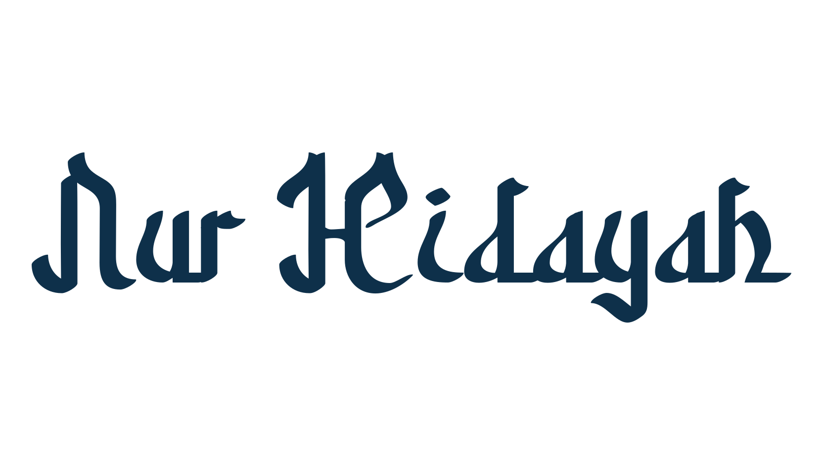 Nur Hidayah, foreign look arabic font preview