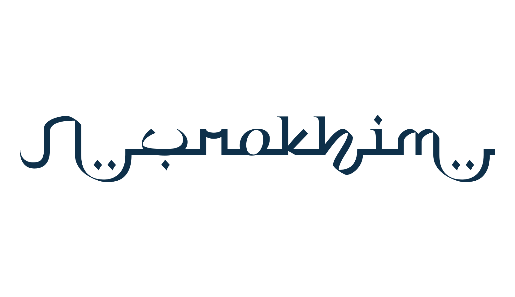 Nurokhim, foreign look arabic font preview