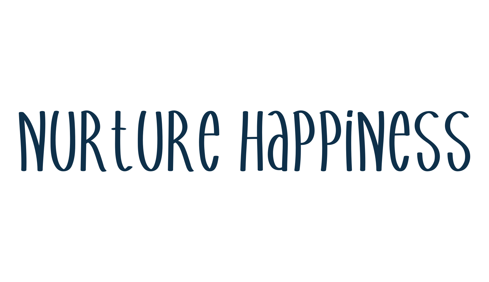 Nurture Happiness, script handwritten fancy decorative calligraphy font preview
