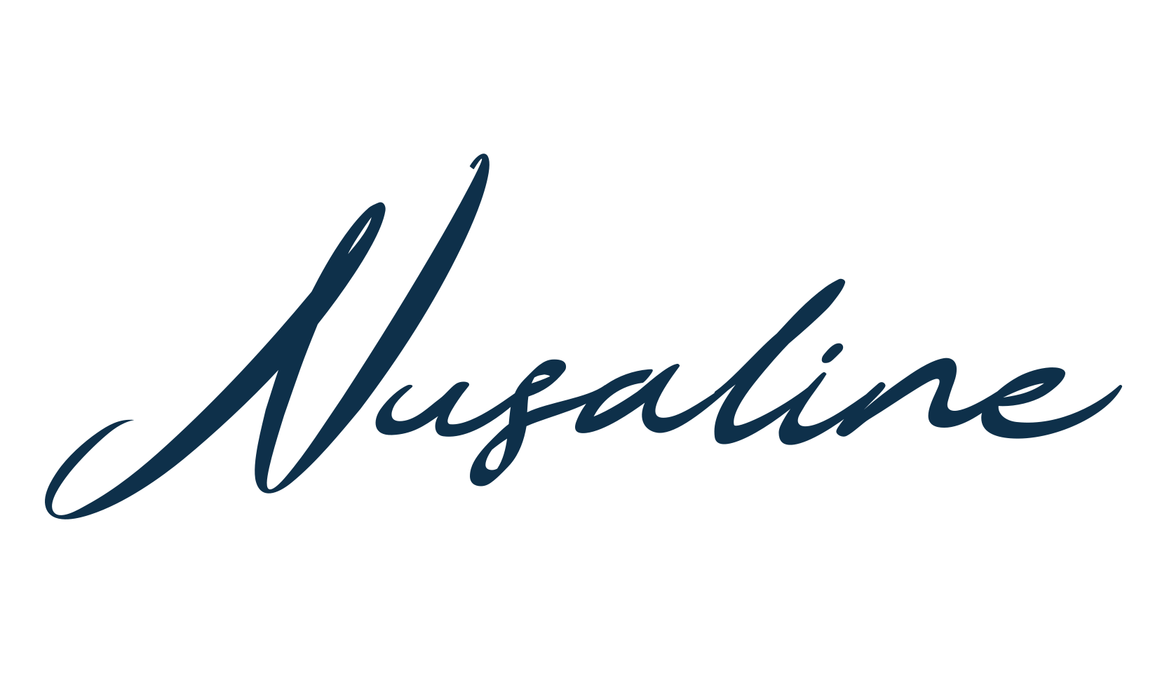 Nusaline, handwriting font preview
