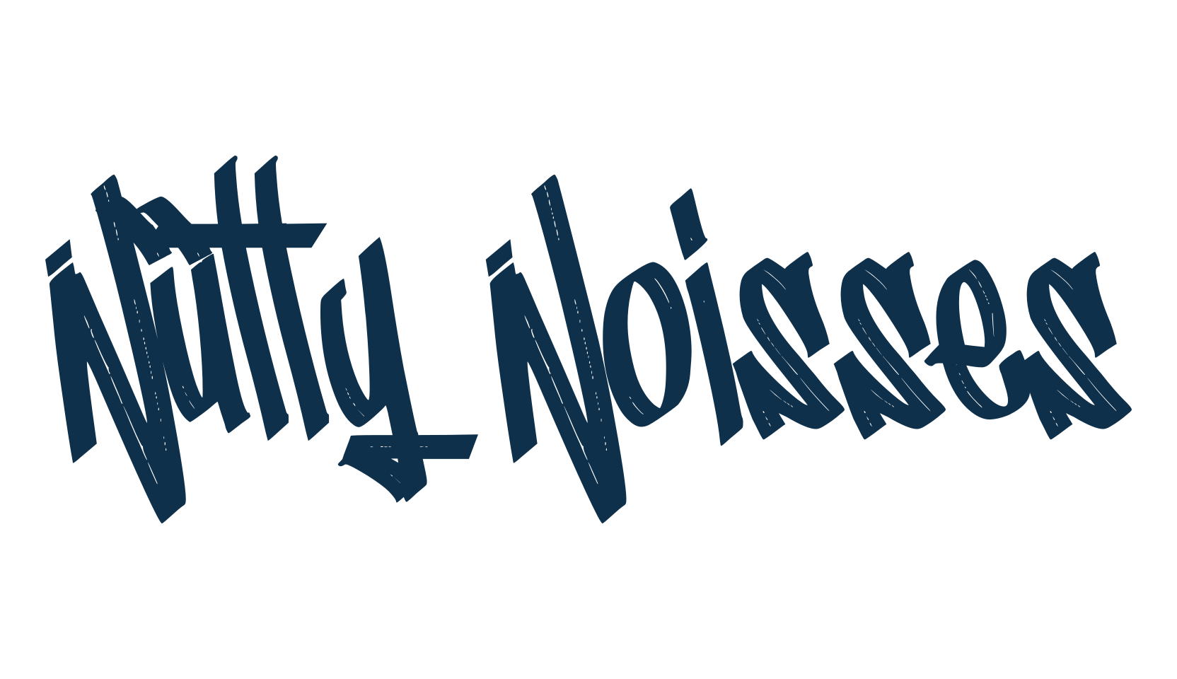 Nutty Noisses, graffiti font preview