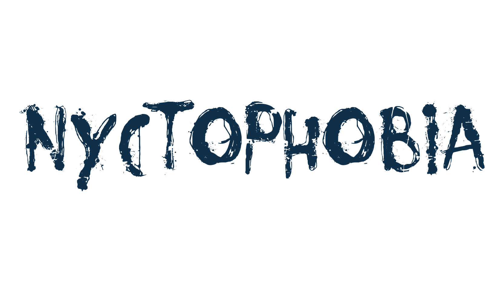 Nyctophobia, holiday halloween fancy decorative horror font preview