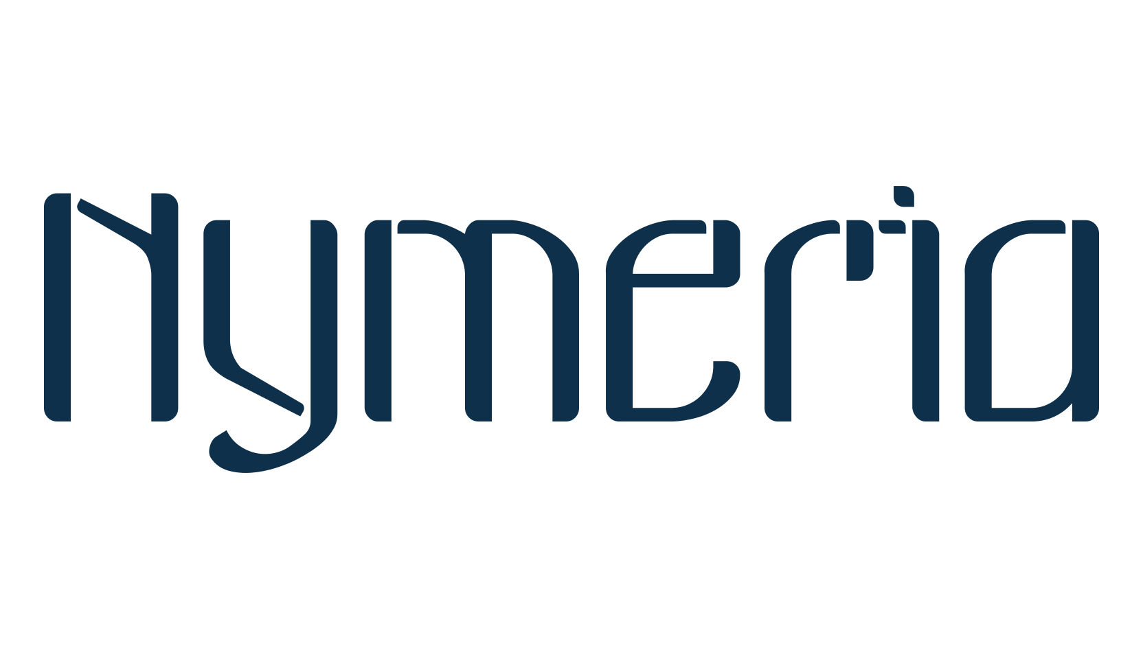 Nymeria, fancy various techno sci-fi font preview