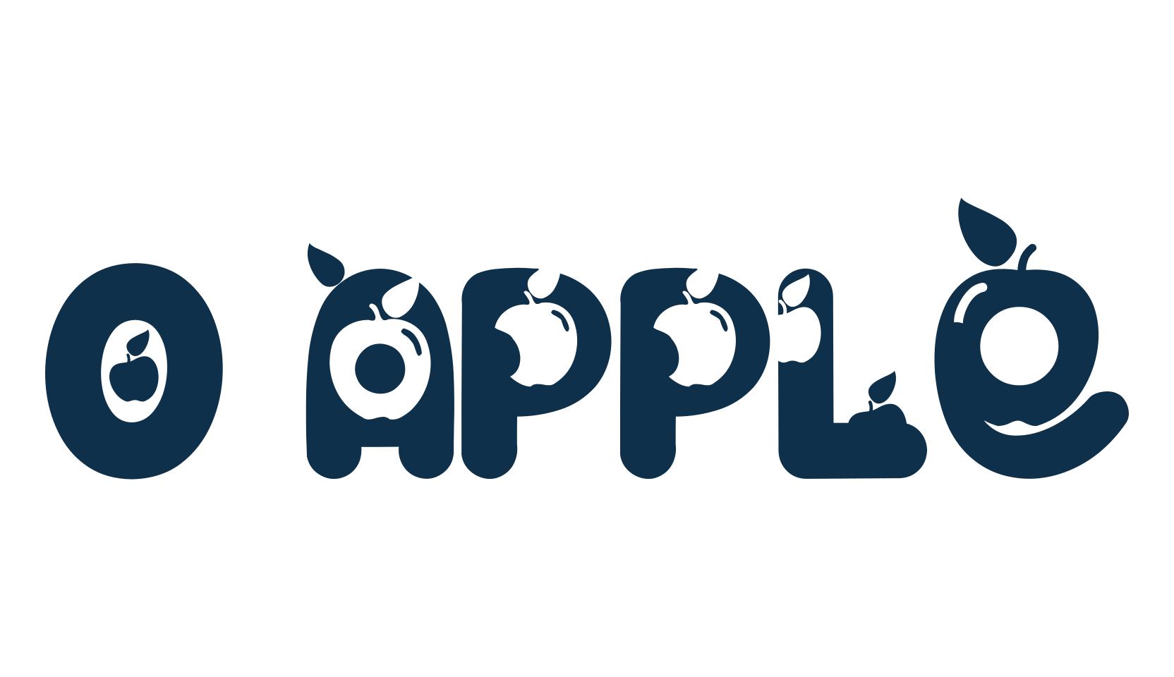 O Apple, decorative font preview