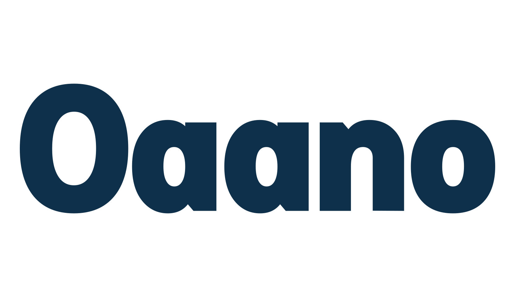 Oaano, sans serif font preview