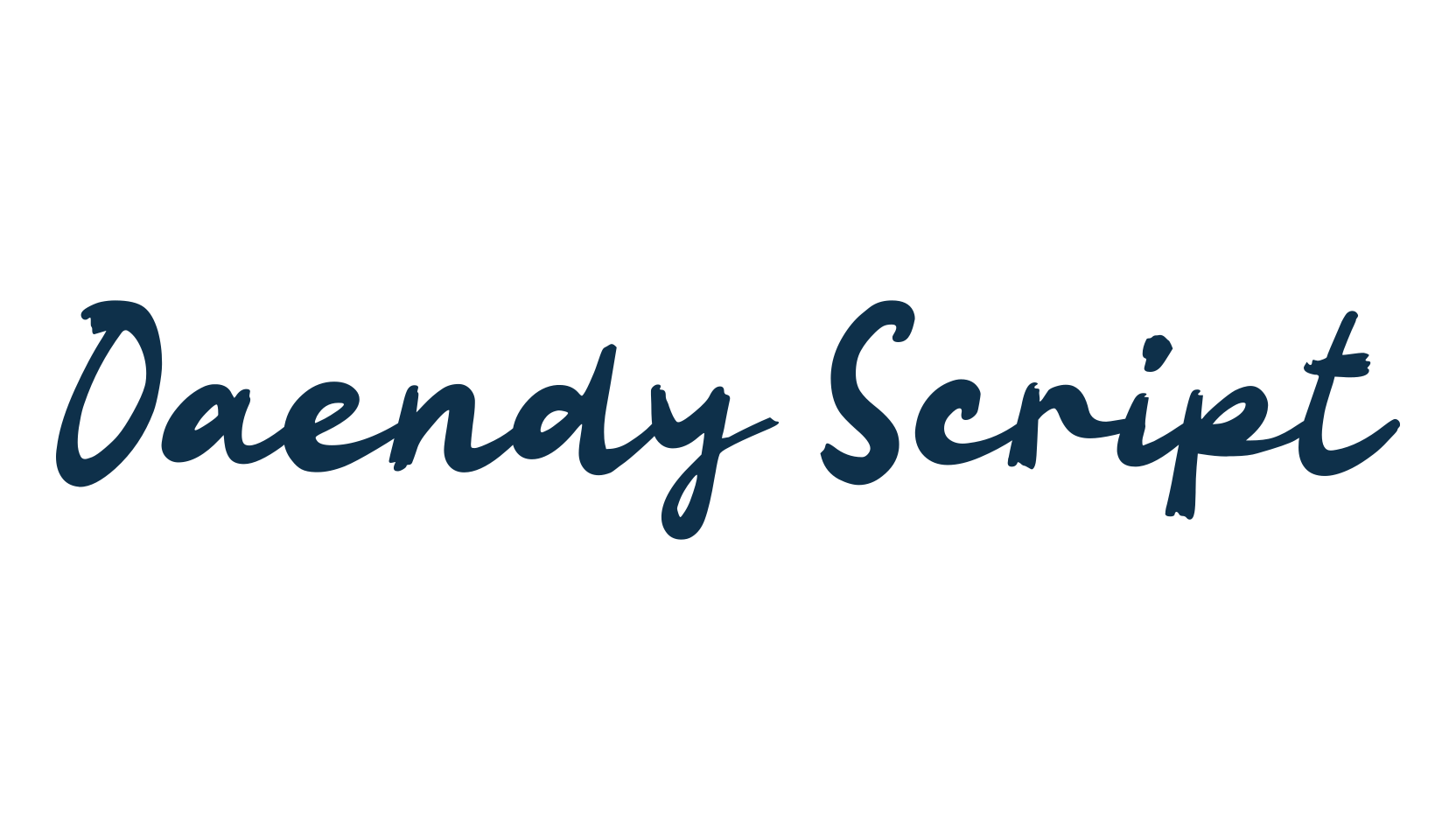 Oaendy Script, script brush fancy decorative calligraphy font preview