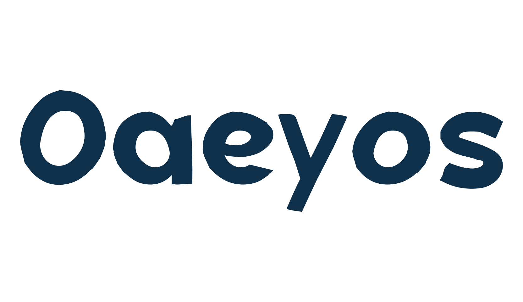 Oaeyos, cartoon font preview