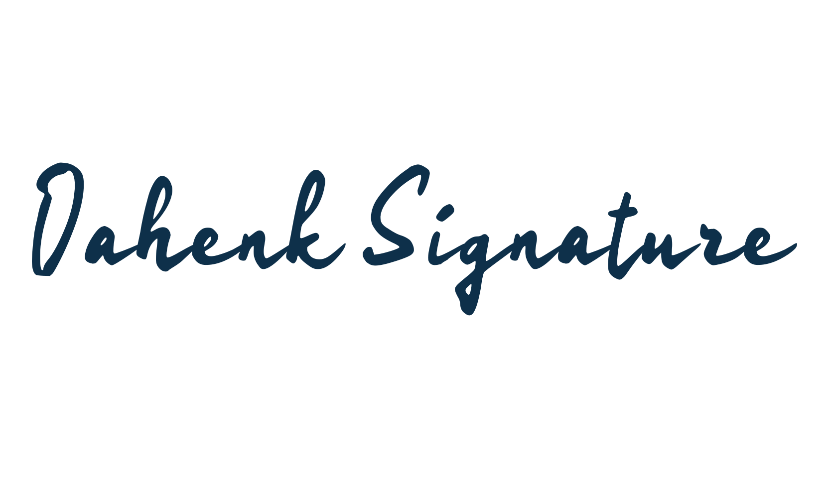 Oahenk Signature, script brush fancy decorative calligraphy font preview
