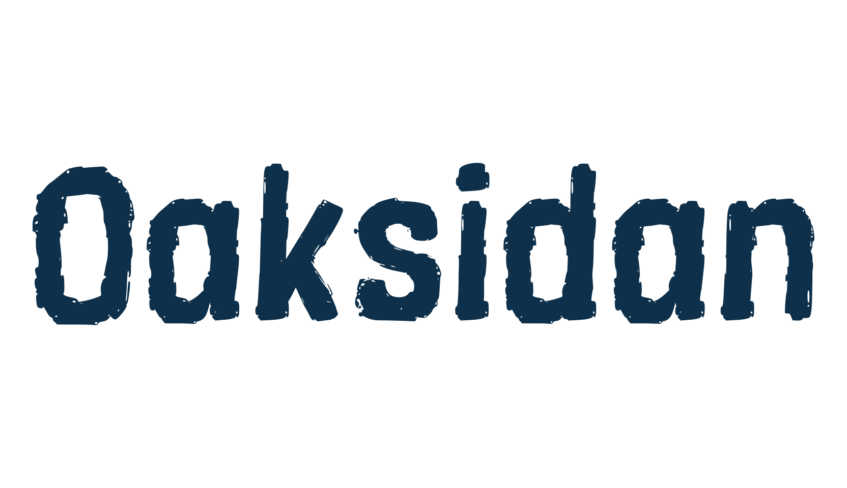 Oaksidan, fancy eroded decorative font preview