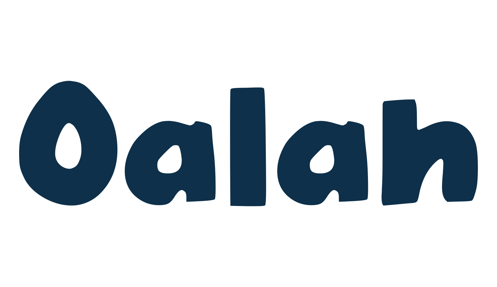 Oalah, fancy cartoon decorative font preview