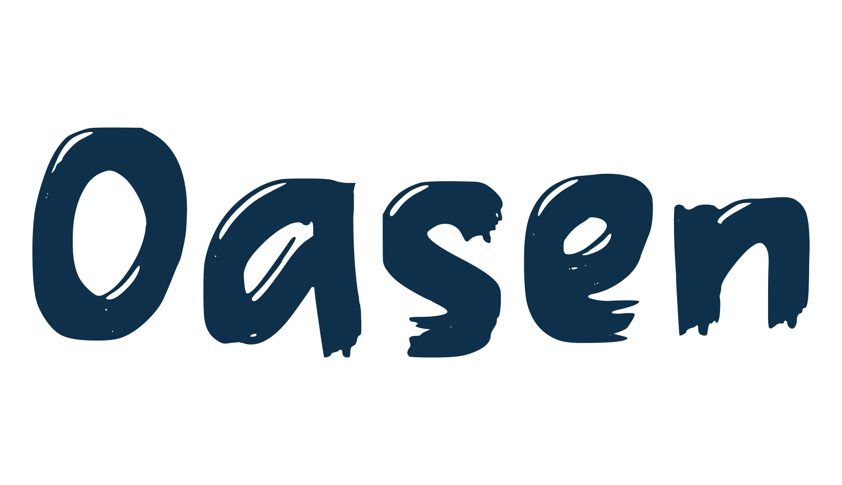 Oasen, script brush fancy decorative calligraphy font preview