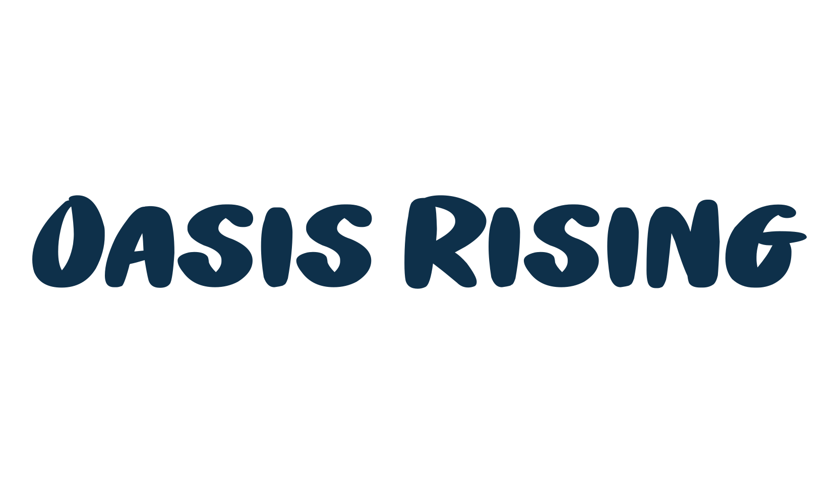 Oasis Rising, fancy cartoon decorative font preview