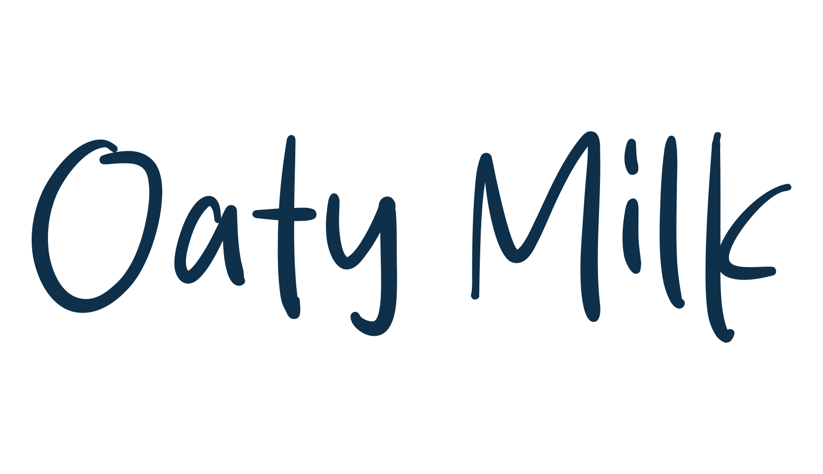Oaty Milk, script handwritten fancy decorative calligraphy font preview