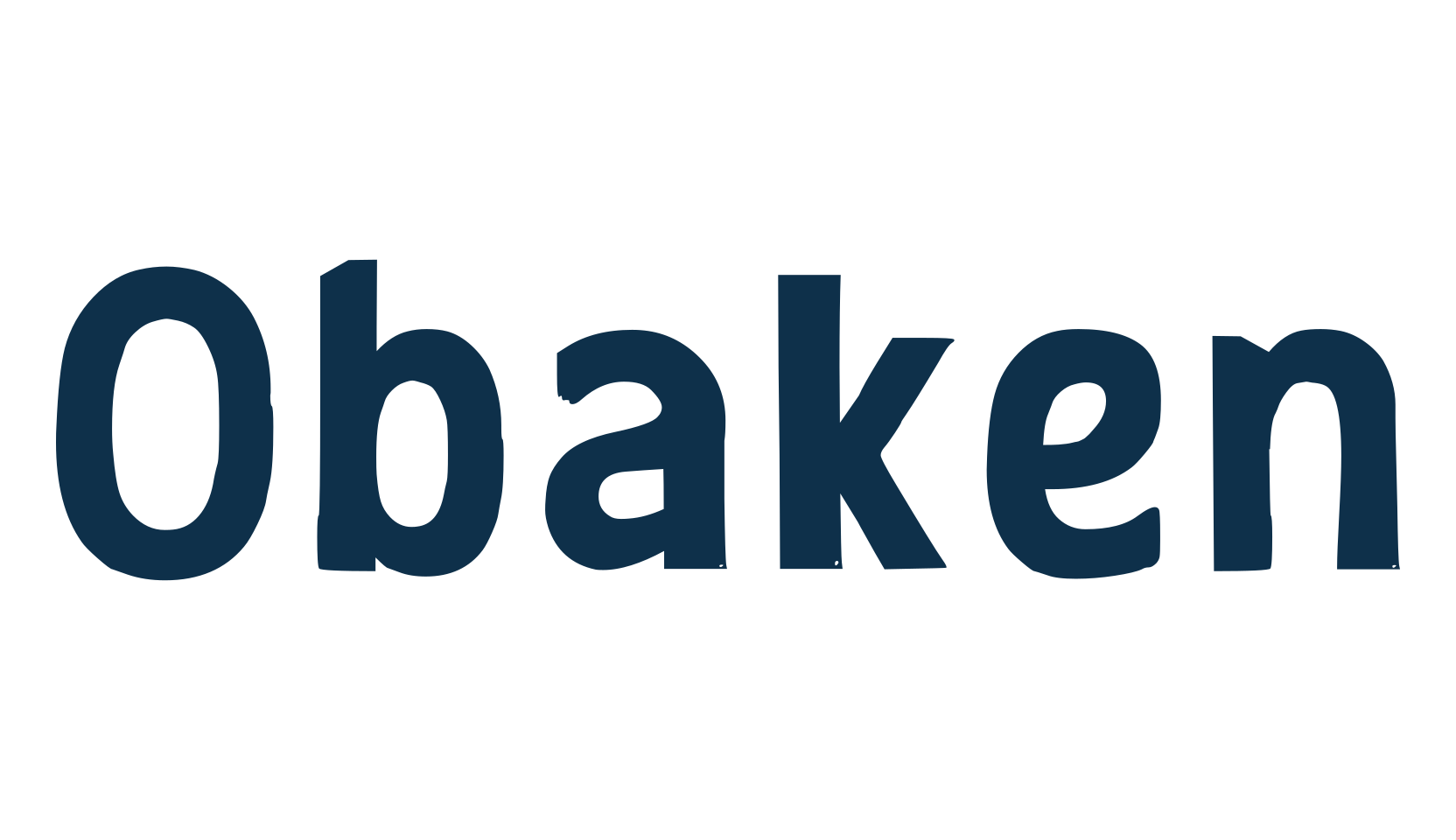 Obaken, various font preview