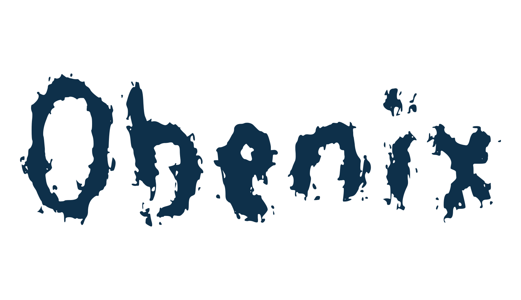 Obenix, trash font preview