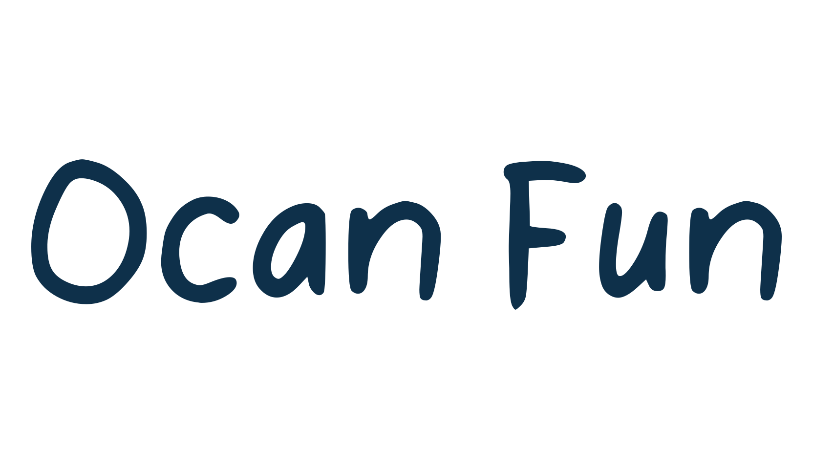 Ocan Fun, script handwritten fancy decorative calligraphy font preview