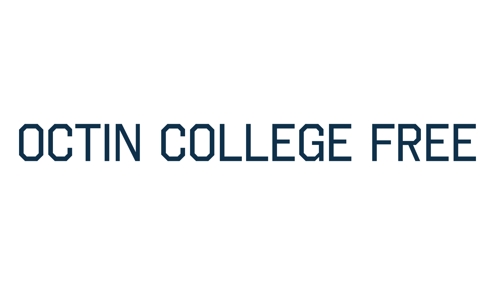 Octin College Free, old school font preview