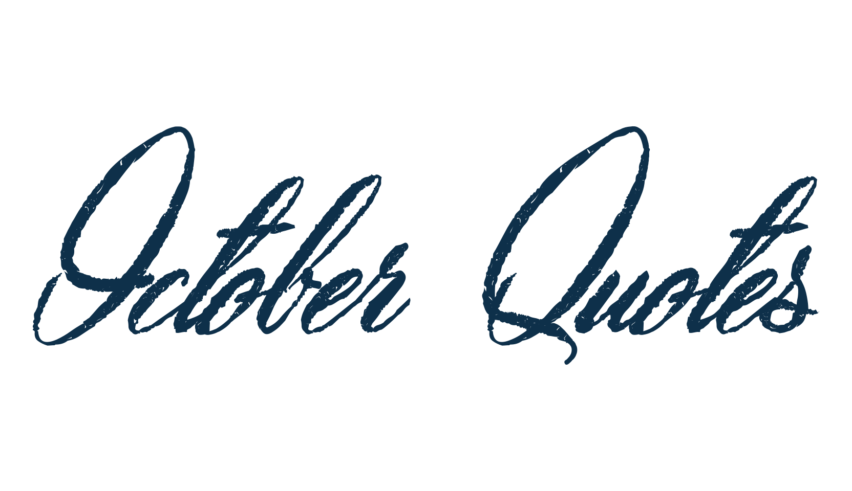 October Quotes, script calligraphy fancy decorative font preview