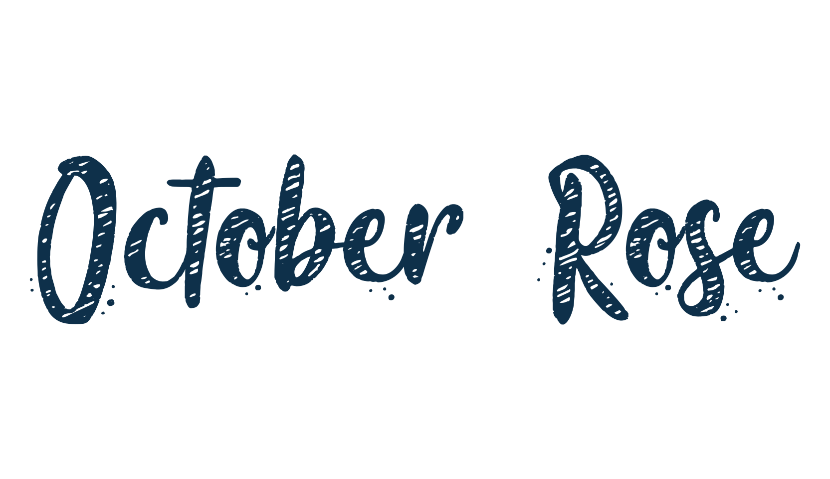 October Rose, fancy various decorative script calligraphy font preview