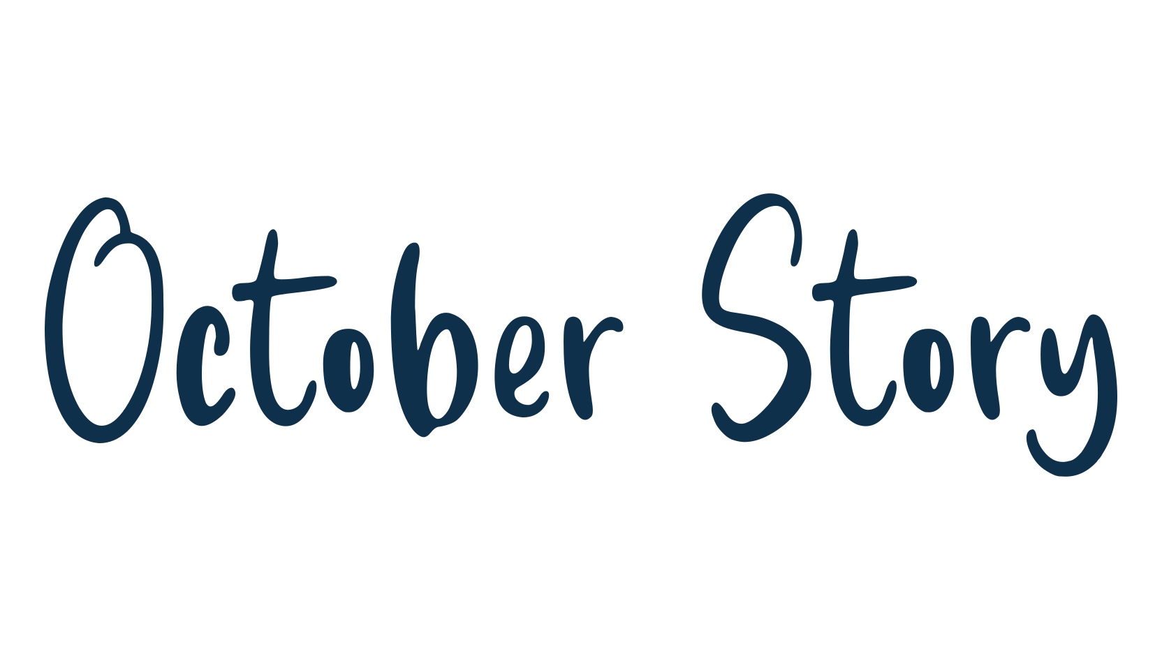 October Story, script handwritten fancy decorative calligraphy font preview