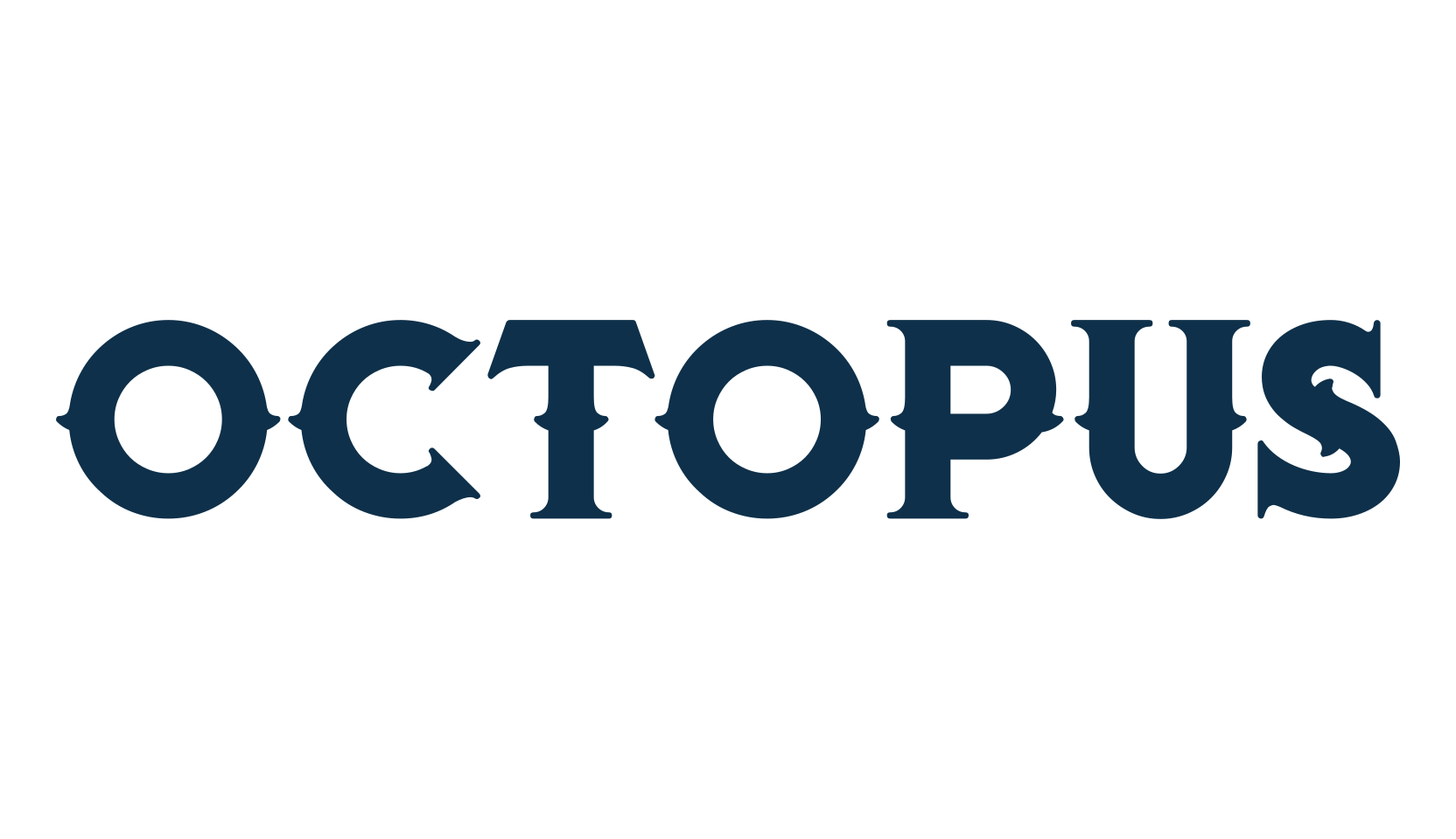 Octopus, retro font preview