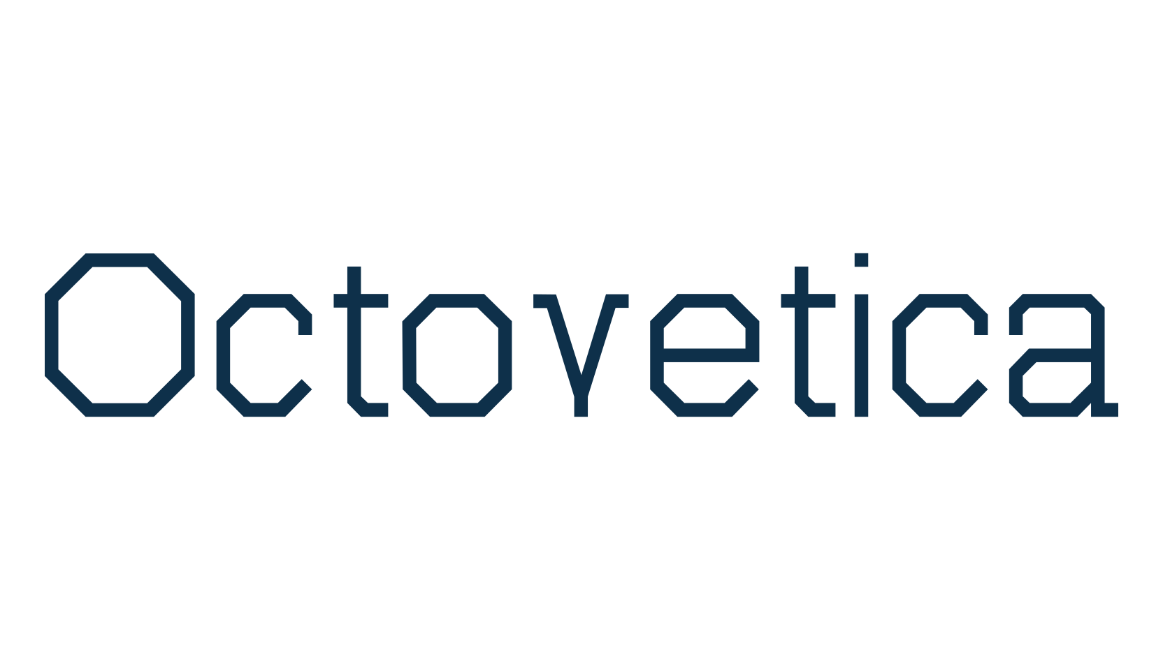 Octovetica, techno square sci-fi font preview
